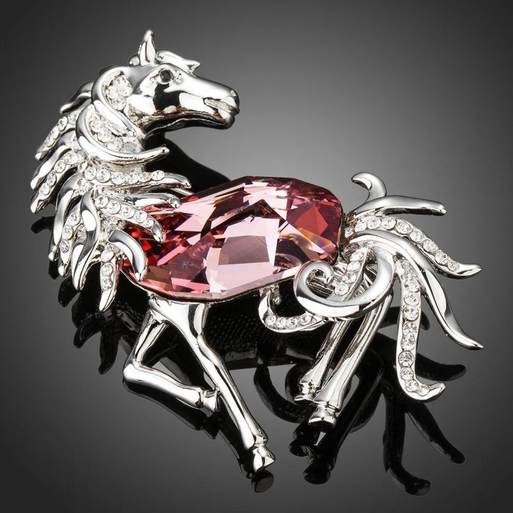 Gift For Horse Lover - Racehorse Pin Brooch