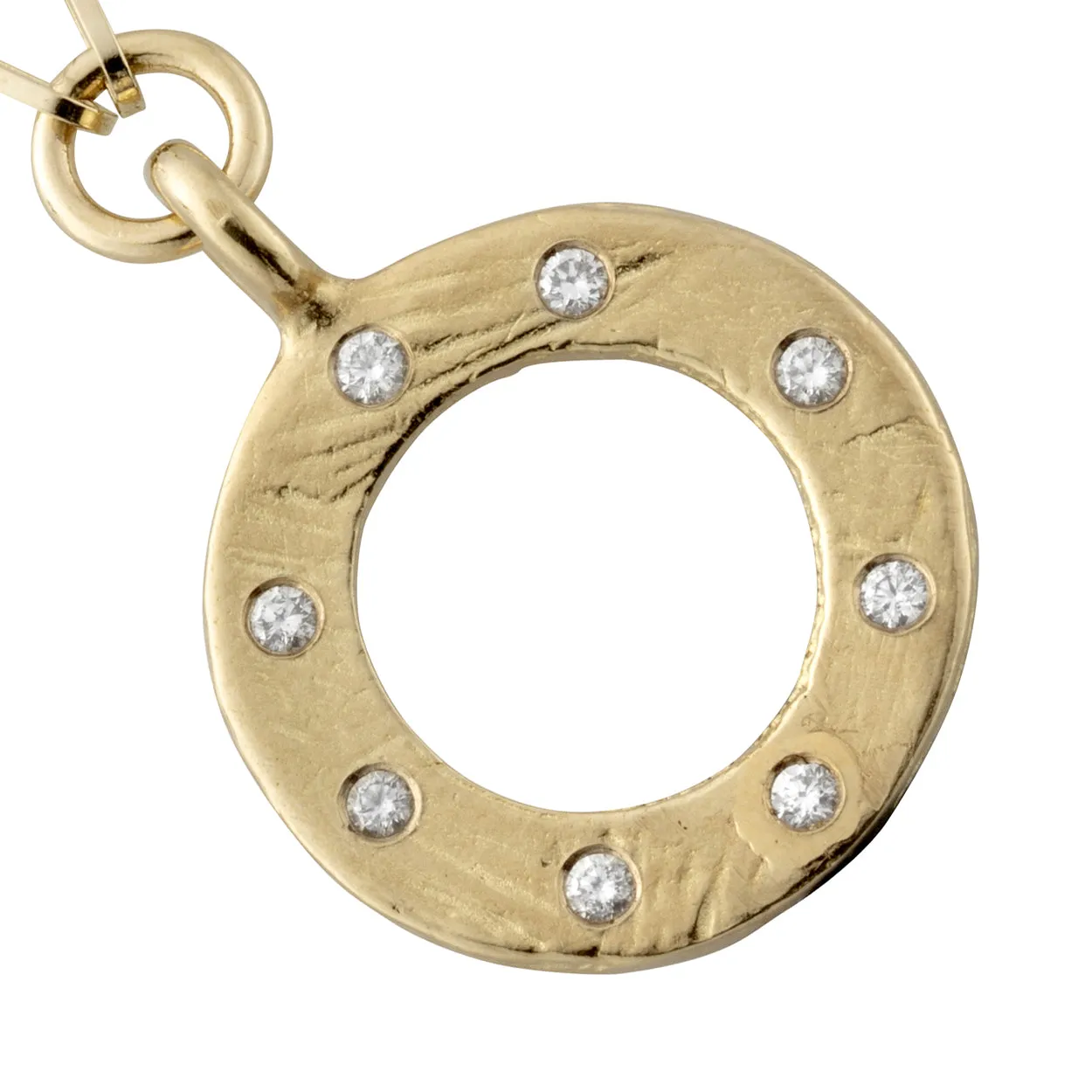 Gold 8 Diamond Luxury Forever Trace Chain Necklace