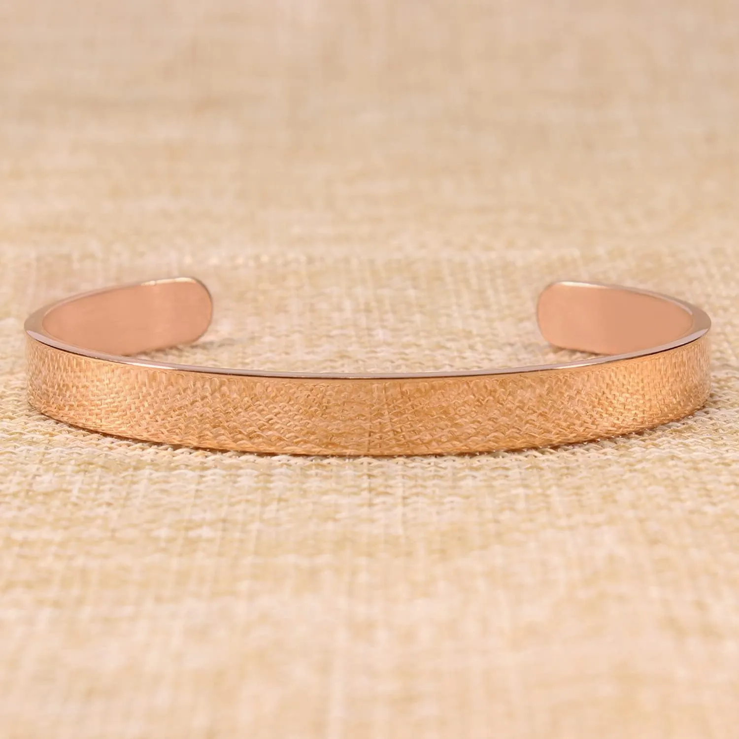 Gold Bracelets for Women Gifts Valentines Day Gifts for Her Uplifting Cuff Bangle Inspirational Mantra Engraved Rose Gold Jewelry