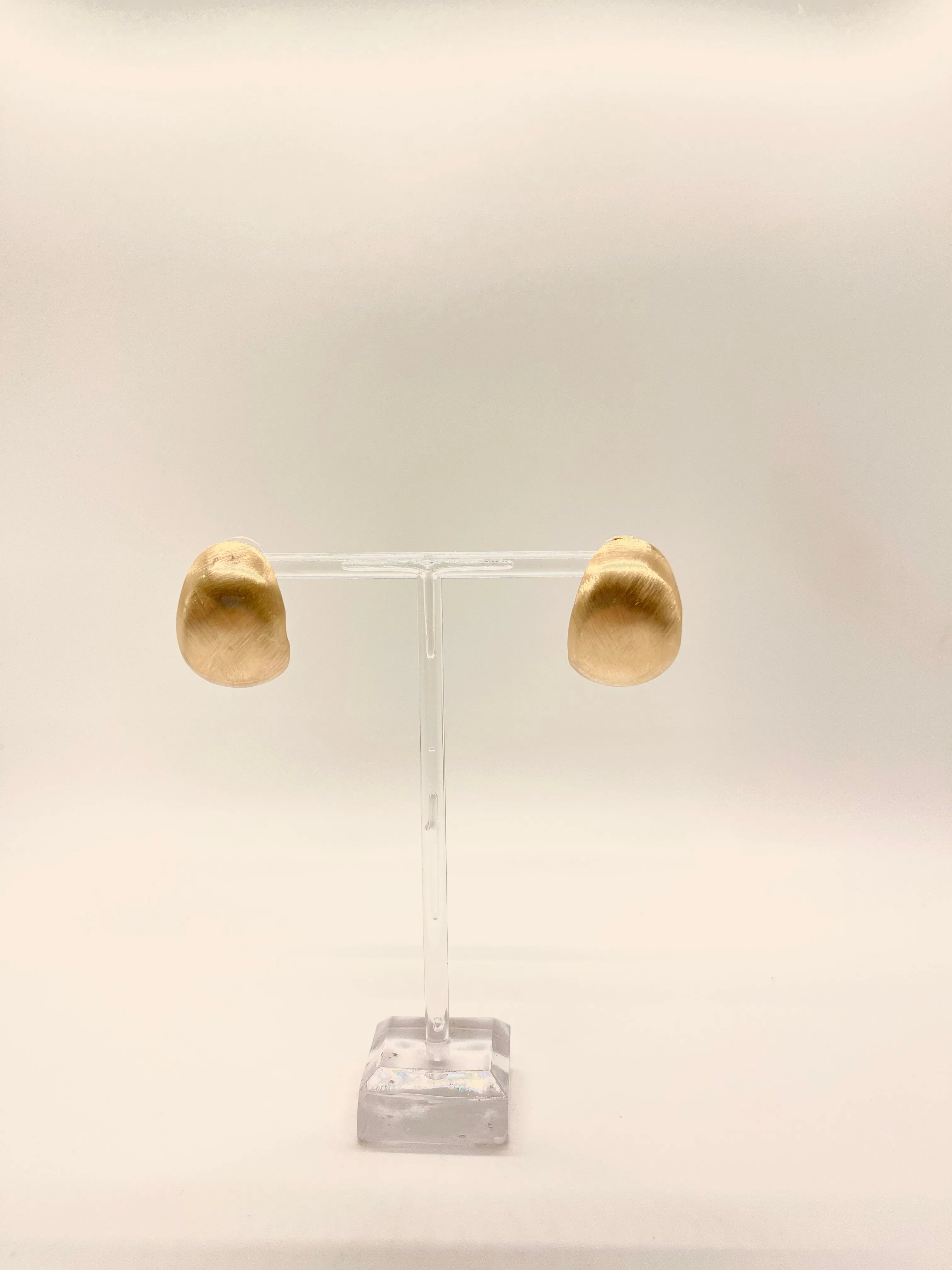 Gold Half Hoop Earrings