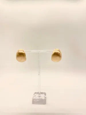 Gold Half Hoop Earrings