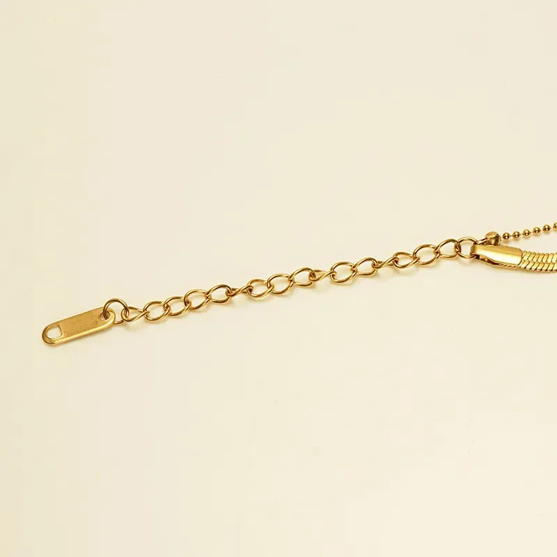 Golden Dreams Layered Anklet