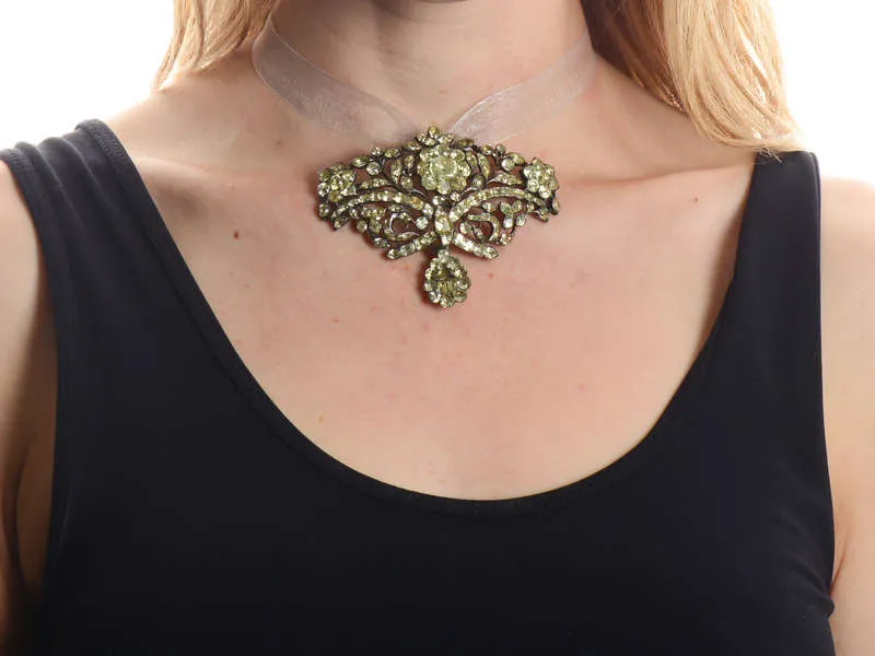 Grandeur - Eighteenth Century Chrysoberyl Pendant