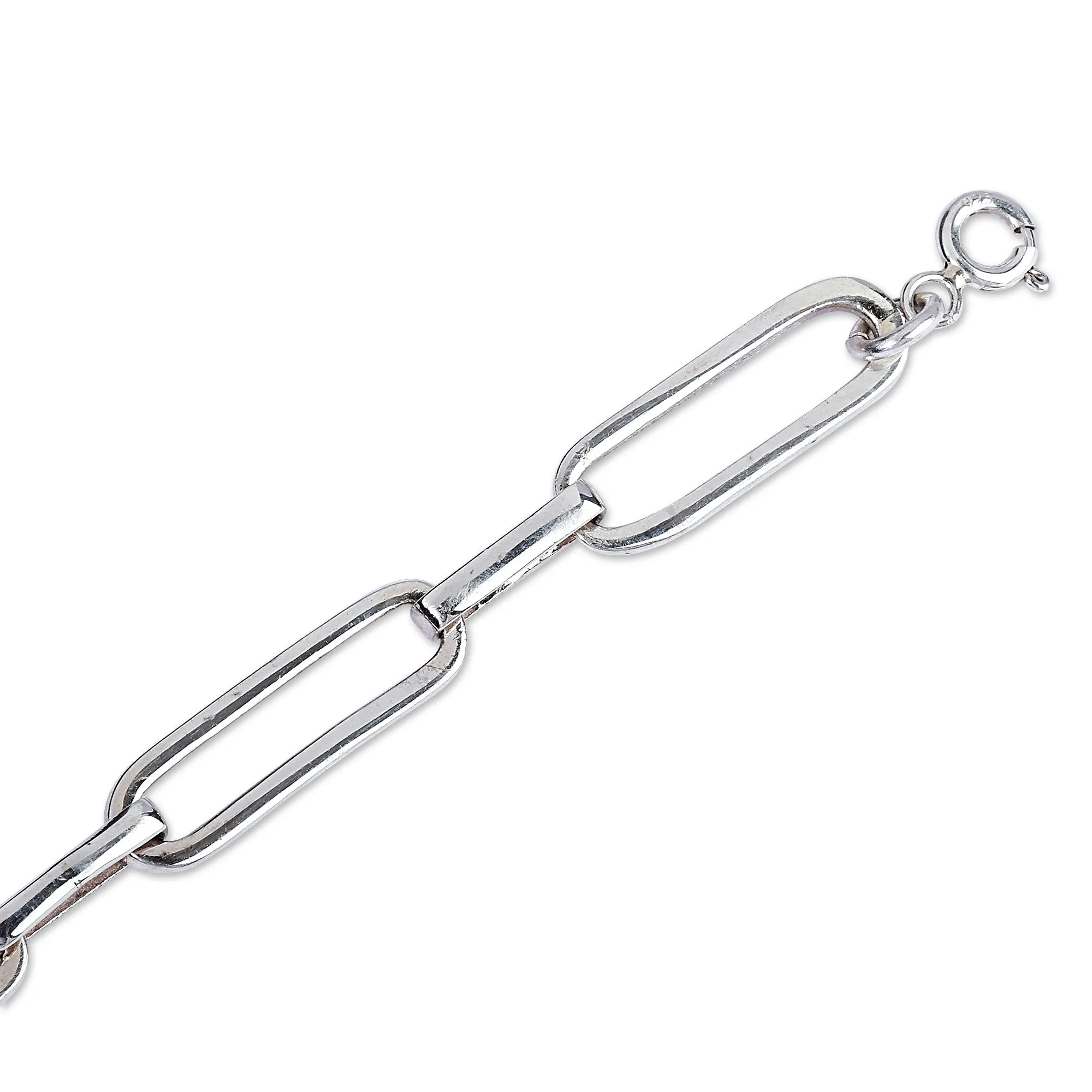 High-Polished Minimalist Sterling Silver Chain Bracelet - Minimalist Pride | NOVICA
