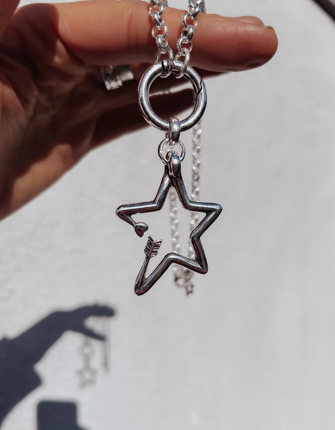 Hollow Star Statement Necklace
