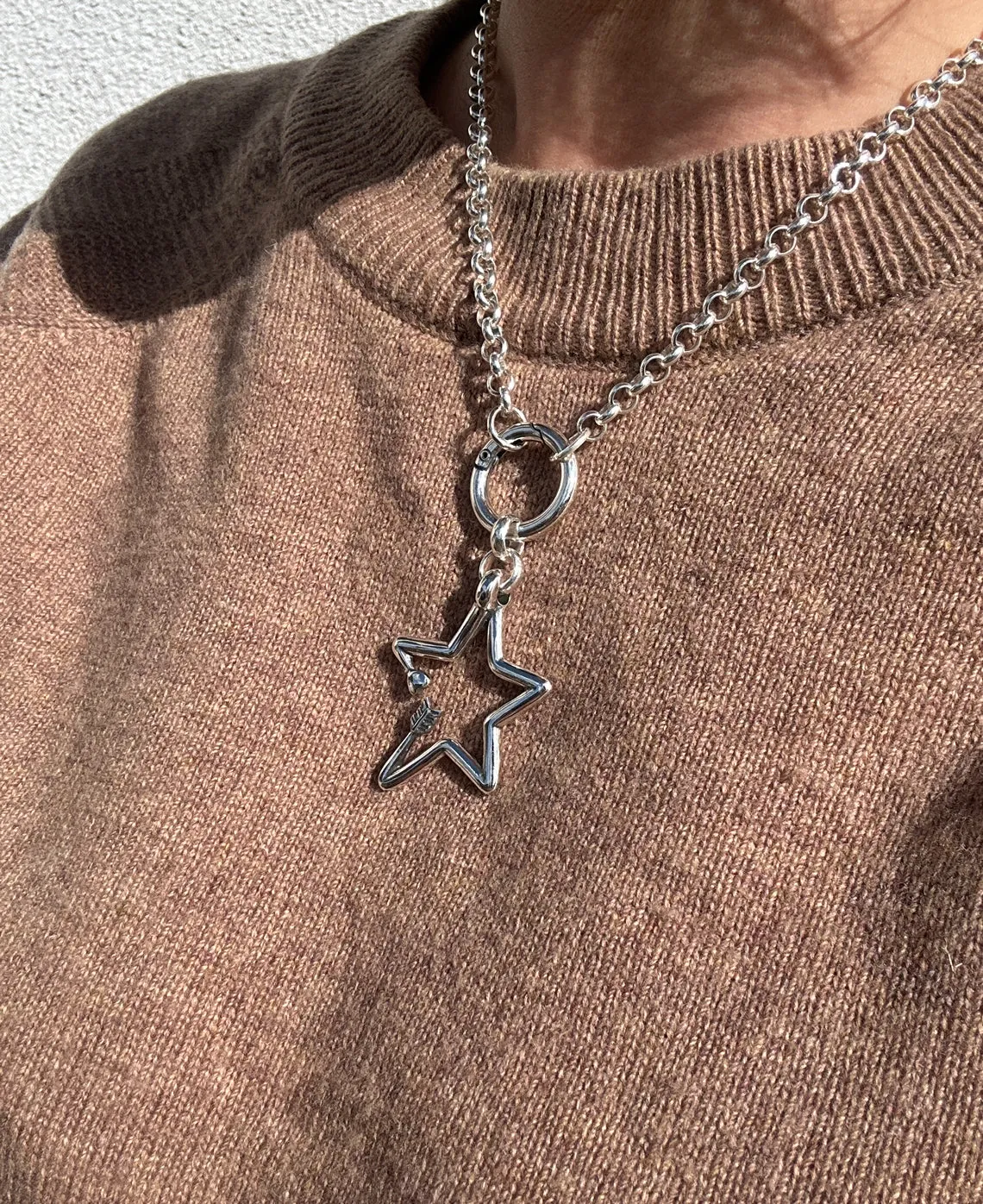 Hollow Star Statement Necklace