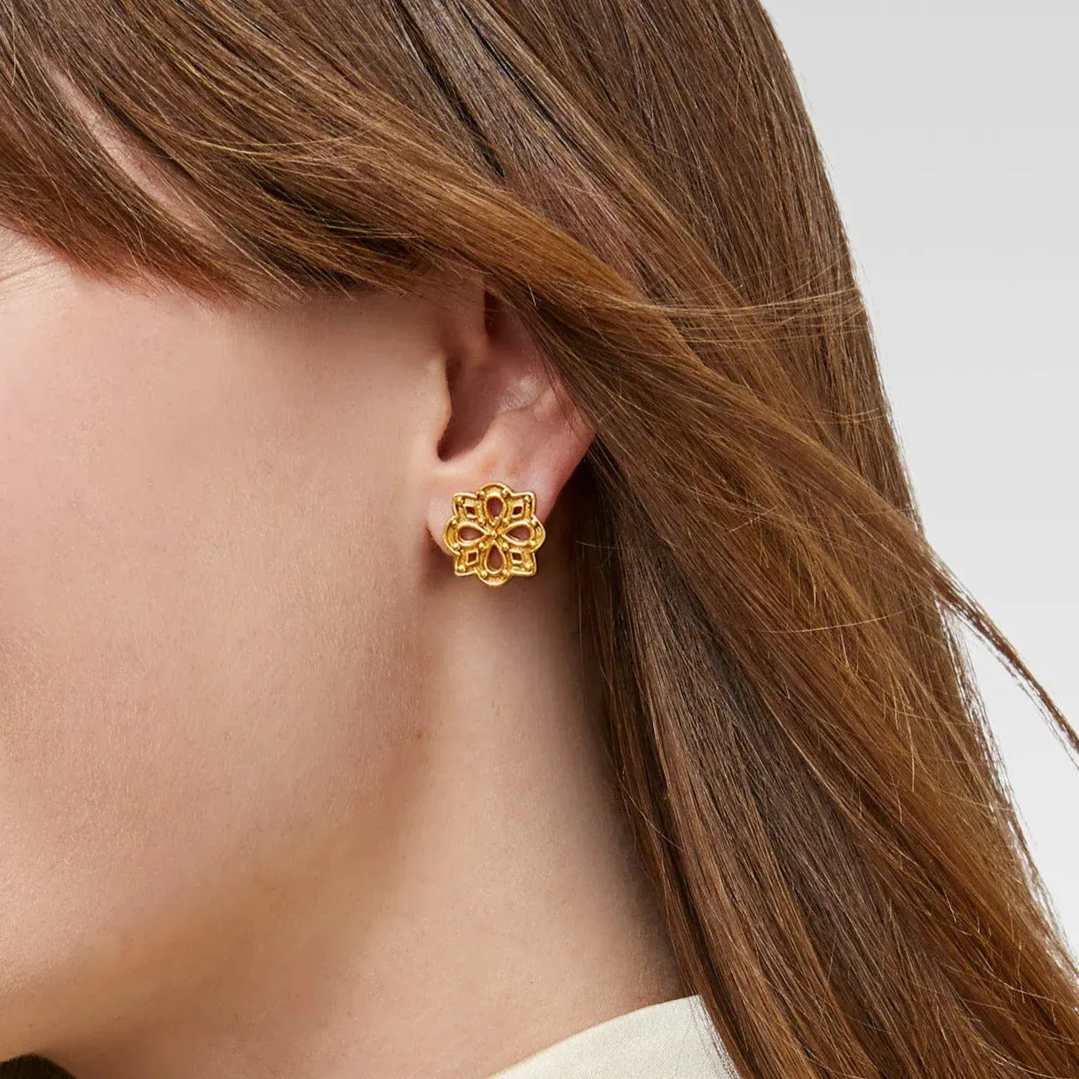 Julie Vos - Soho Stud Earrings- Gold