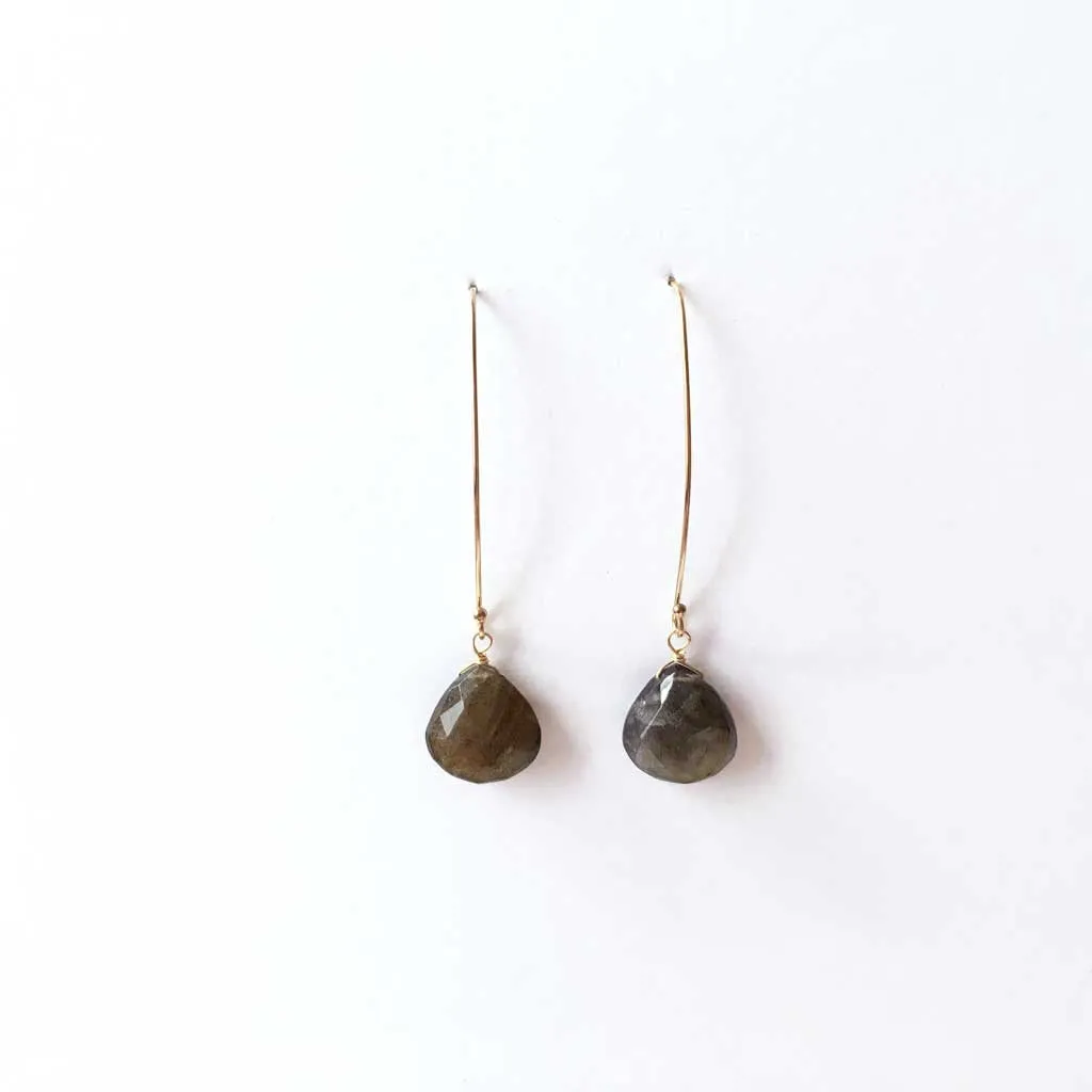 Labradorite earrings #TR16009