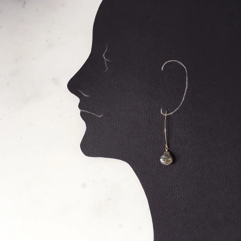 Labradorite earrings #TR16009