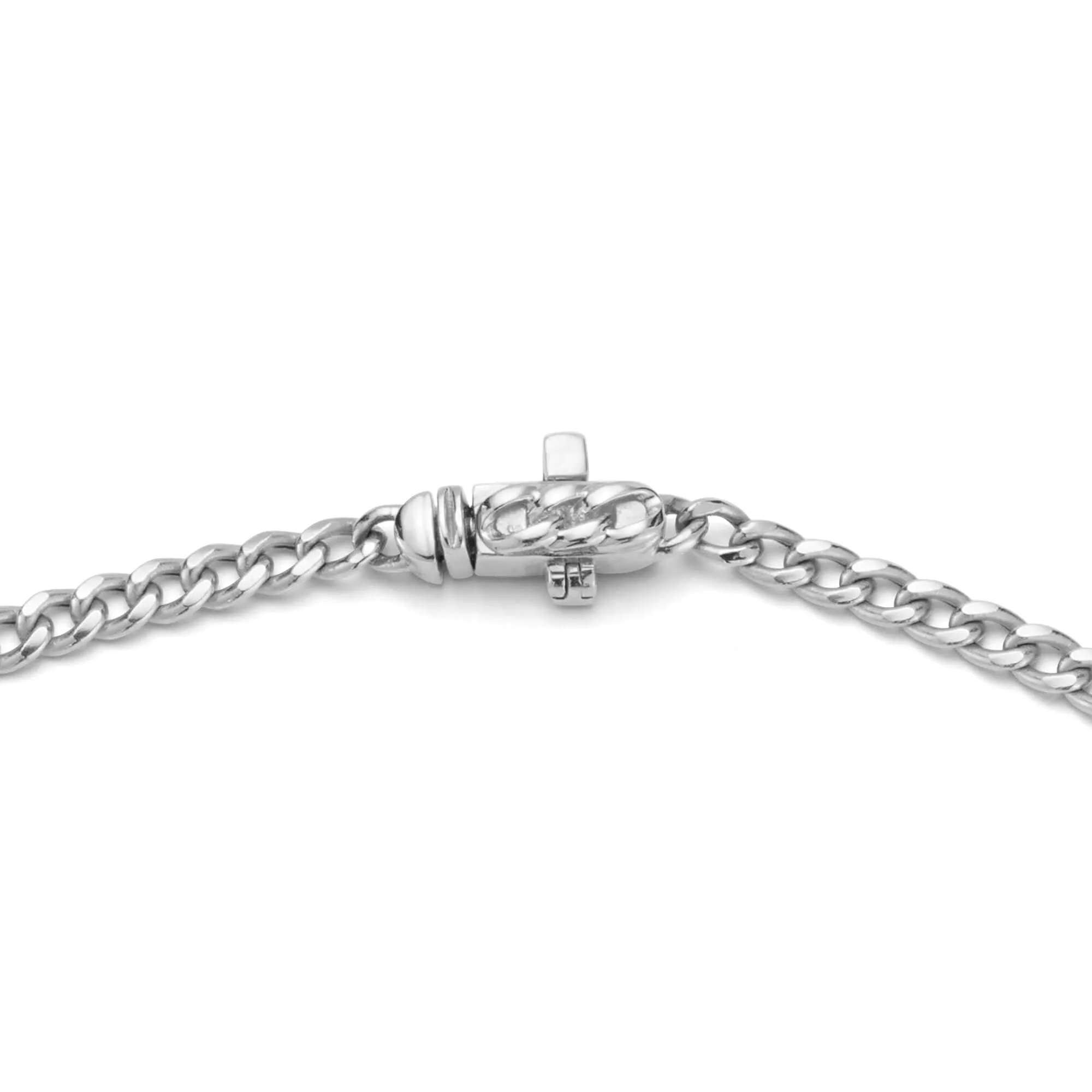 Lauren Joy Cuban Chain Disc Necklace