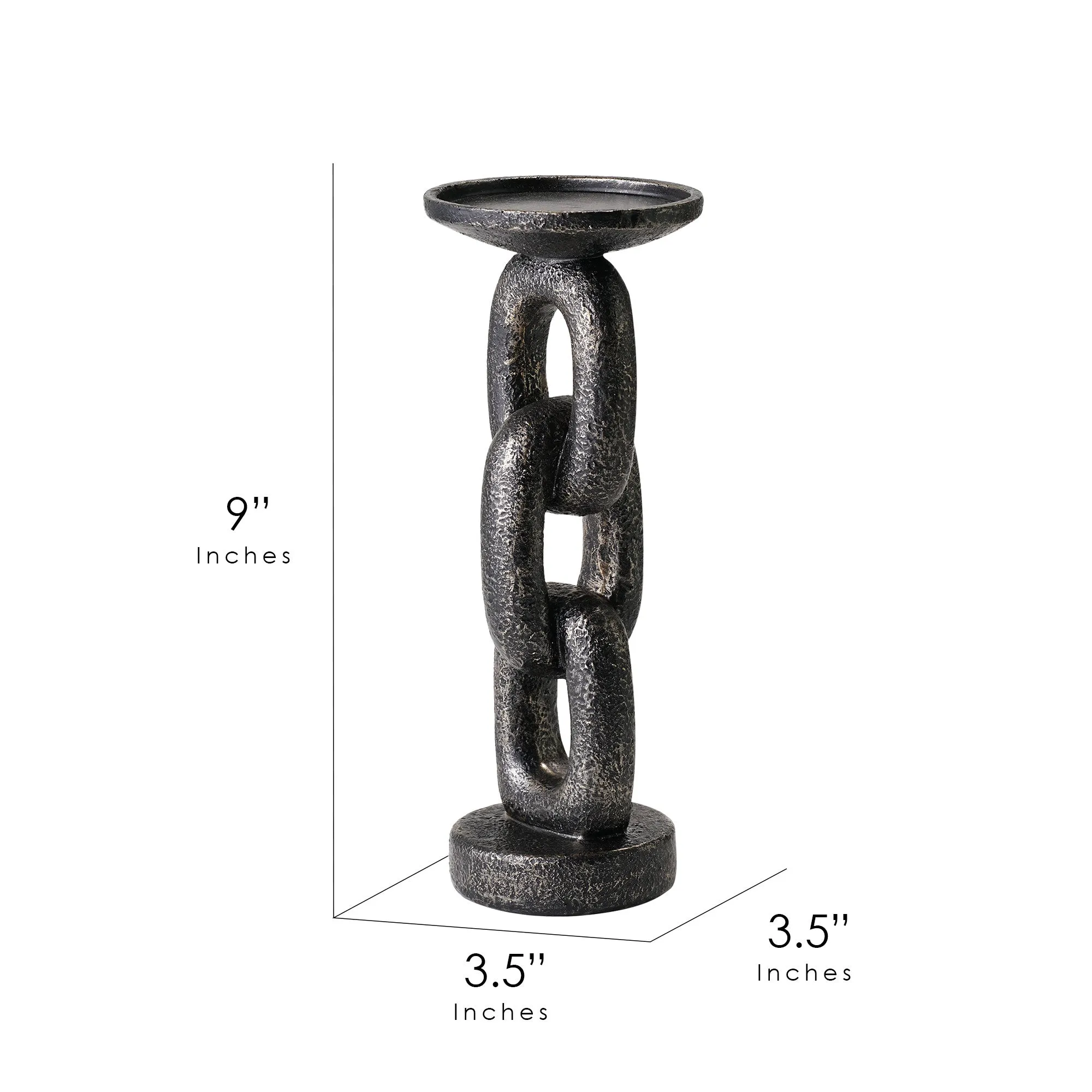 Linked Luminaires 2-Piece Table Top Candle Holders