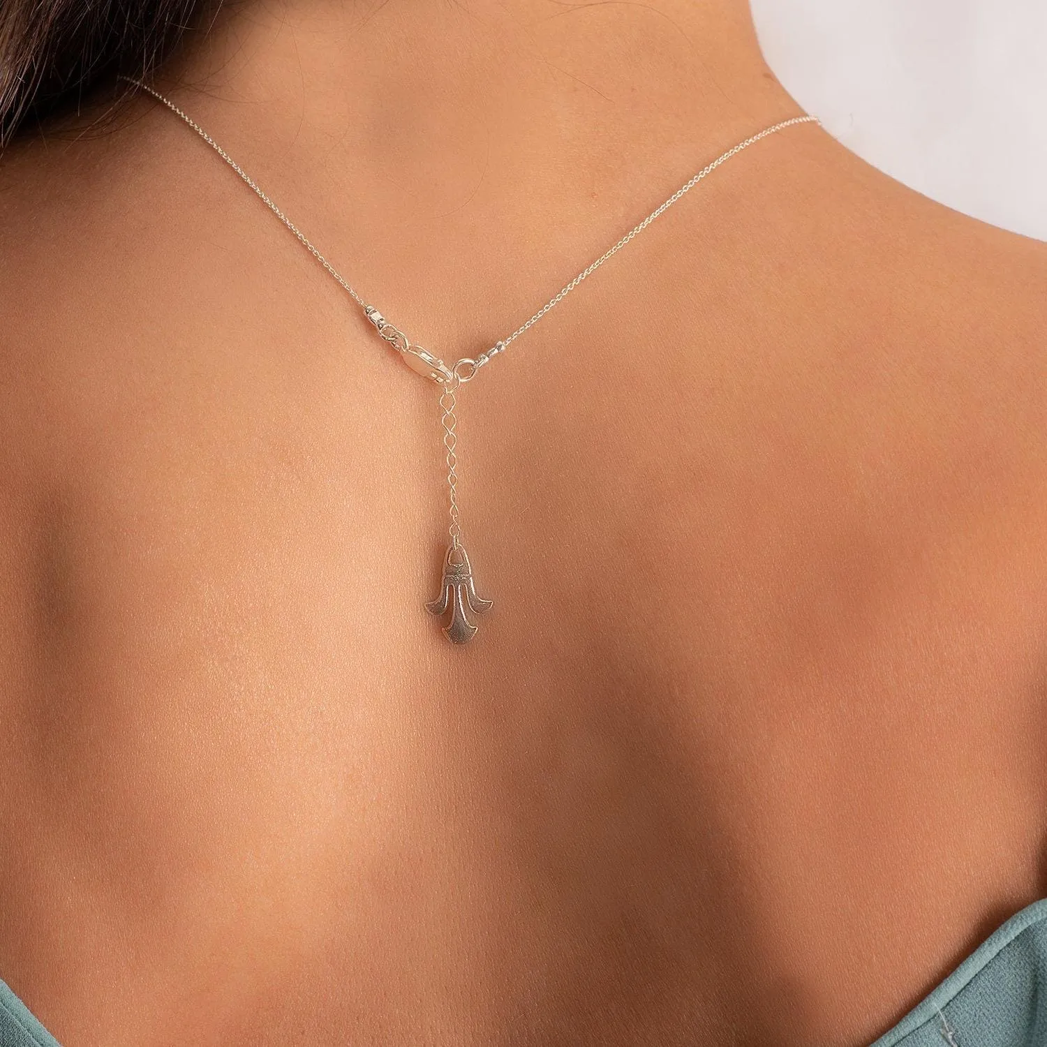 Long Gold Spike Necklace