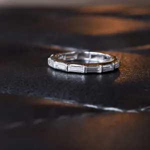 Mid-Century Baguette Diamond Eternity Ring