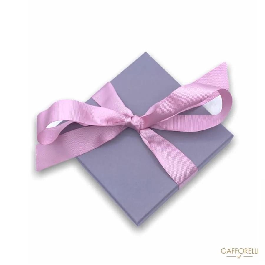 Modern Black Necklace in Polyester, Aluminum and Half Ribbon Black 01 - Gafforelli Srl