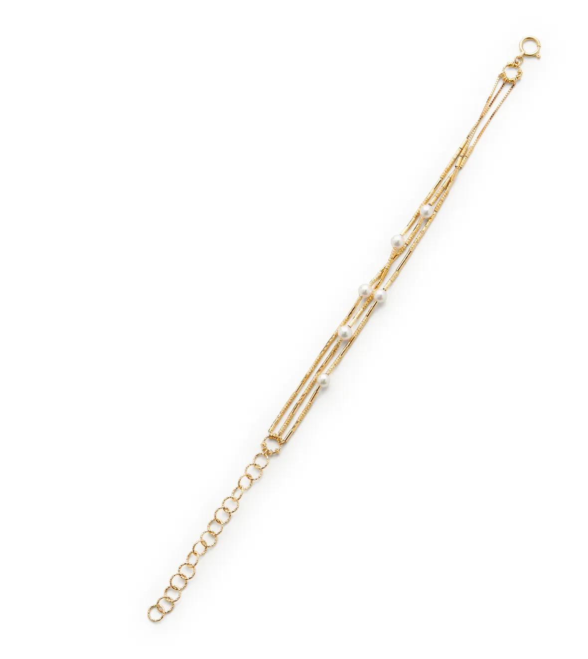 Multi-Chain Akoya Bracelet