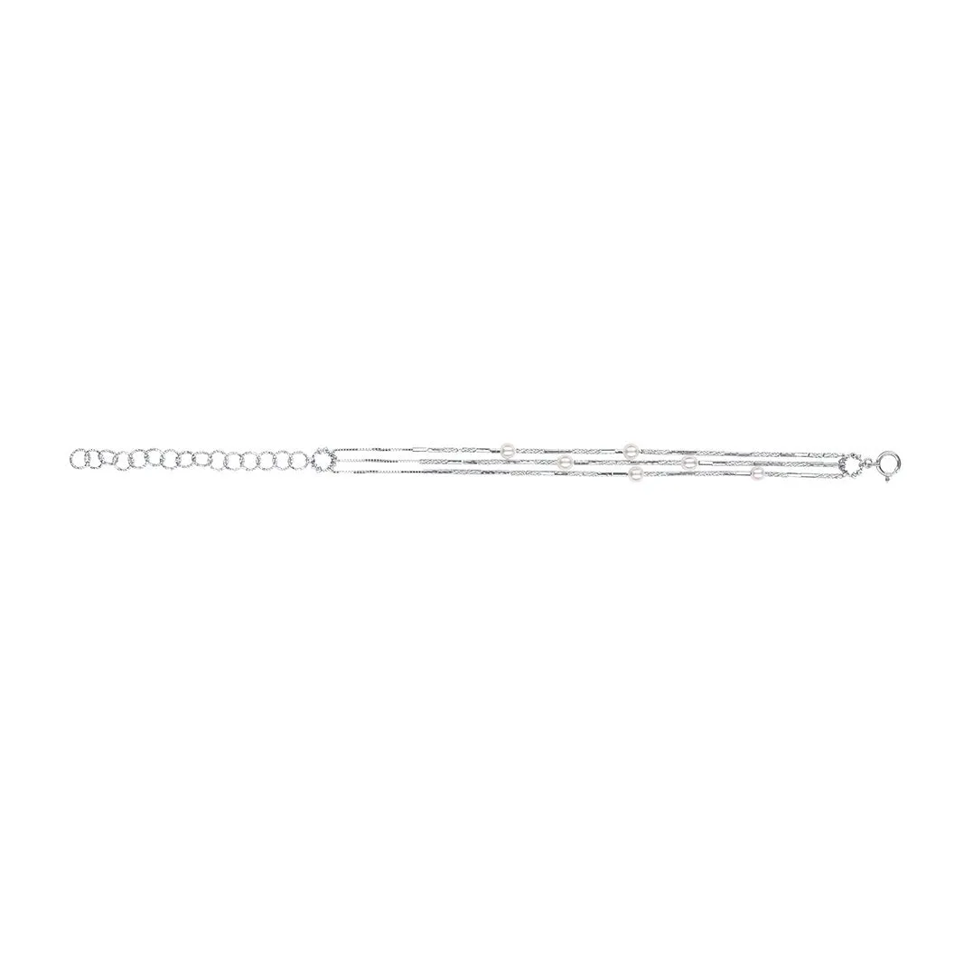 Multi-Chain Akoya Bracelet