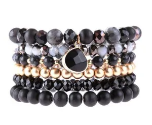 MULTI LINE BEADED BRACELET