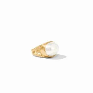 Nassau Statement Ring - Pearl