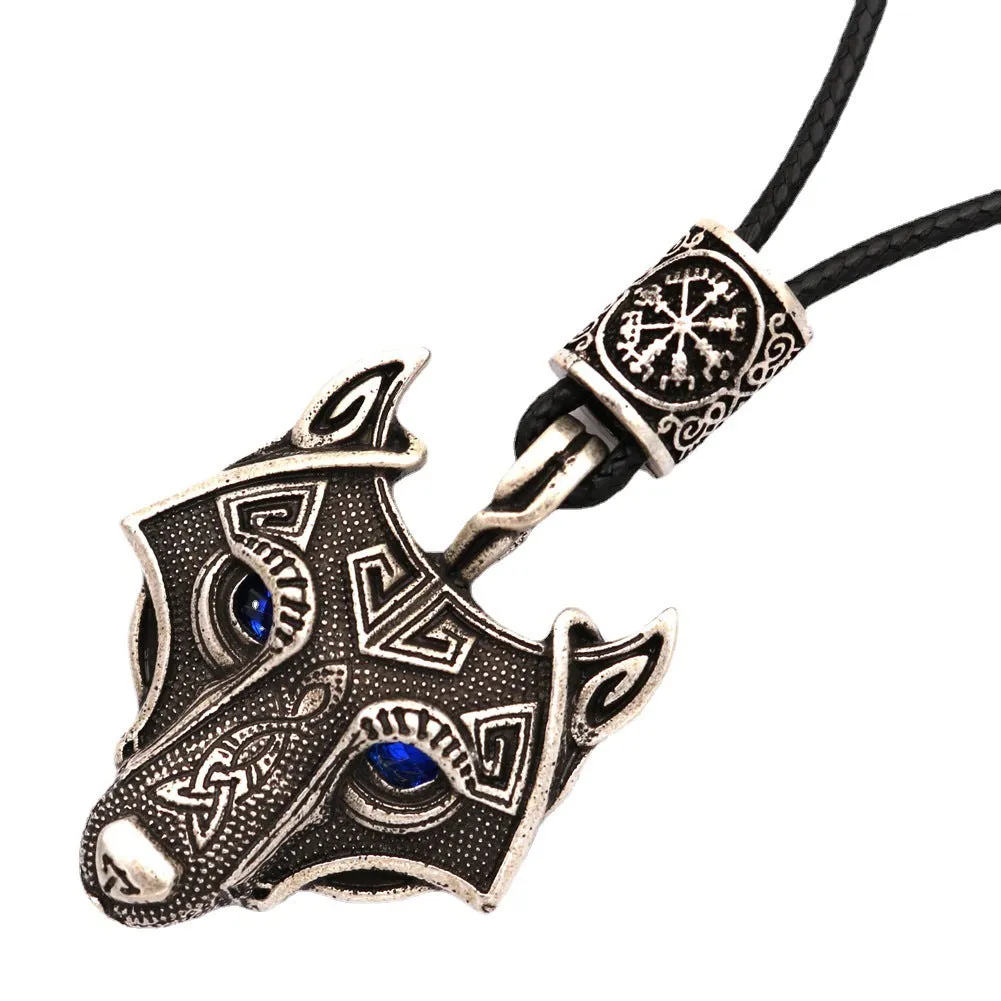 Norse Canine Emblem - Viking Gothic Pendant by The Nevermore