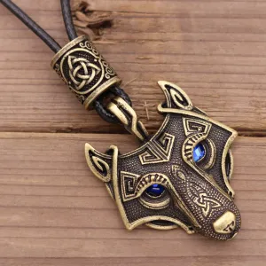 Norse Canine Emblem - Viking Gothic Pendant by The Nevermore