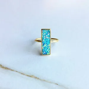Opal Bar Ring