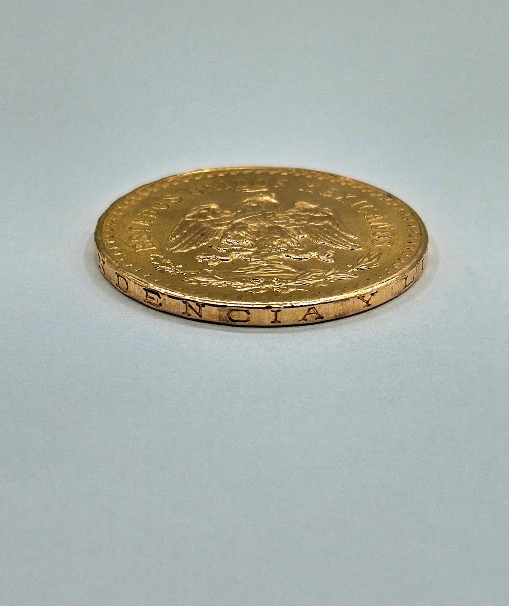 Original 50 Peso Centenario Coin!