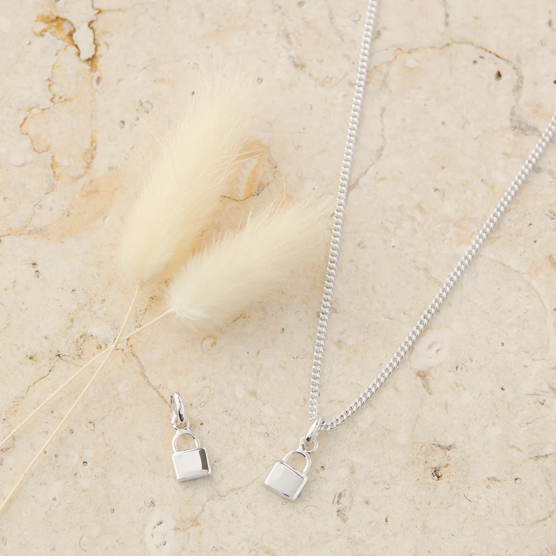 Padlock Neck Charm