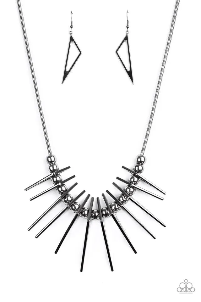Paparazzi Necklace ~ Fully Charged - Black