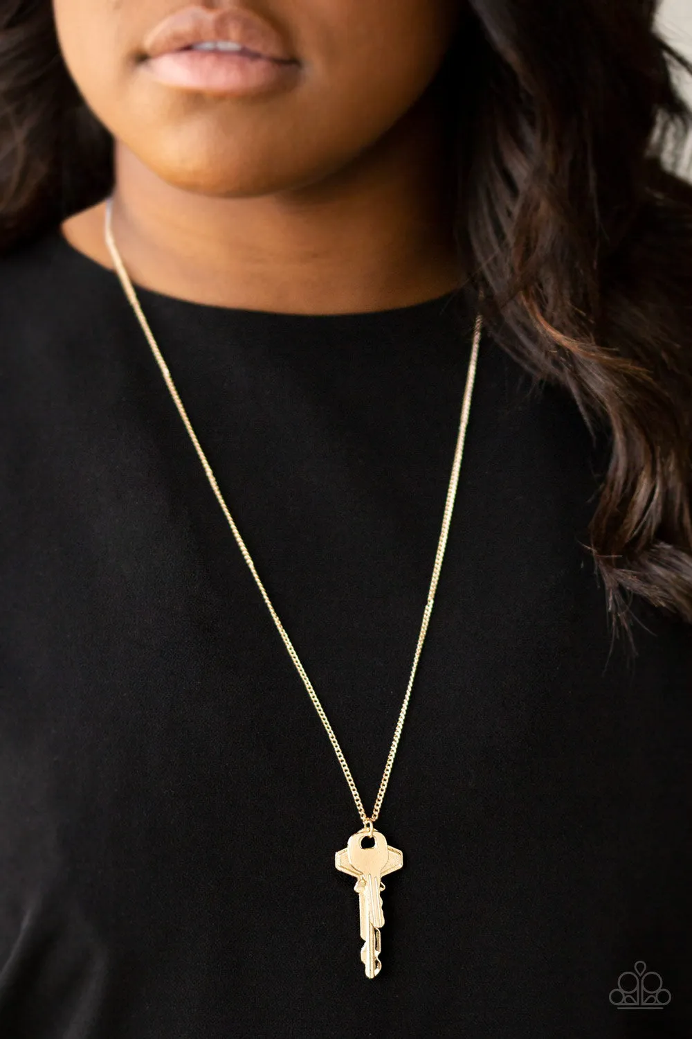 Paparazzi The Keynoter - Gold Necklace