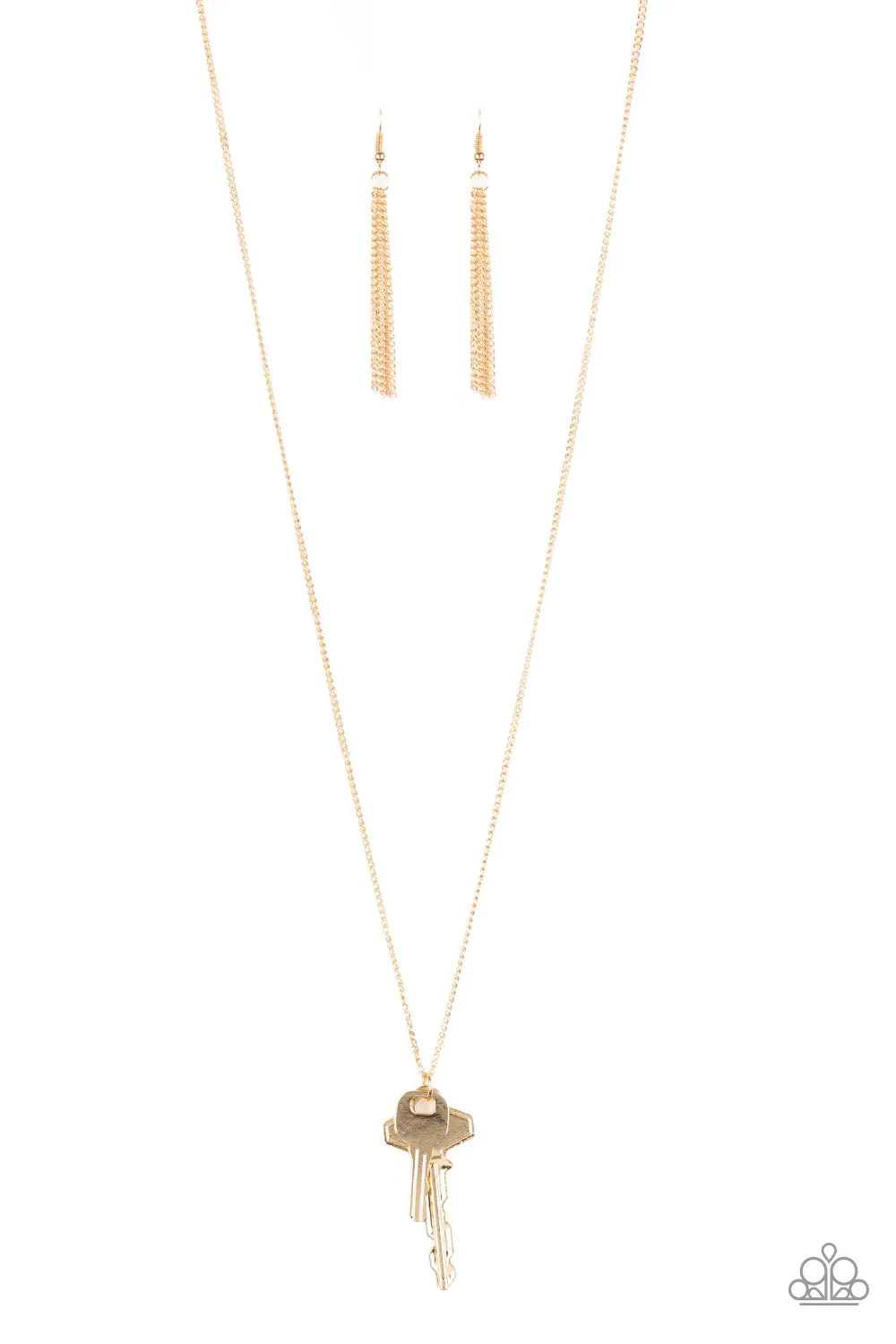 Paparazzi The Keynoter - Gold Necklace