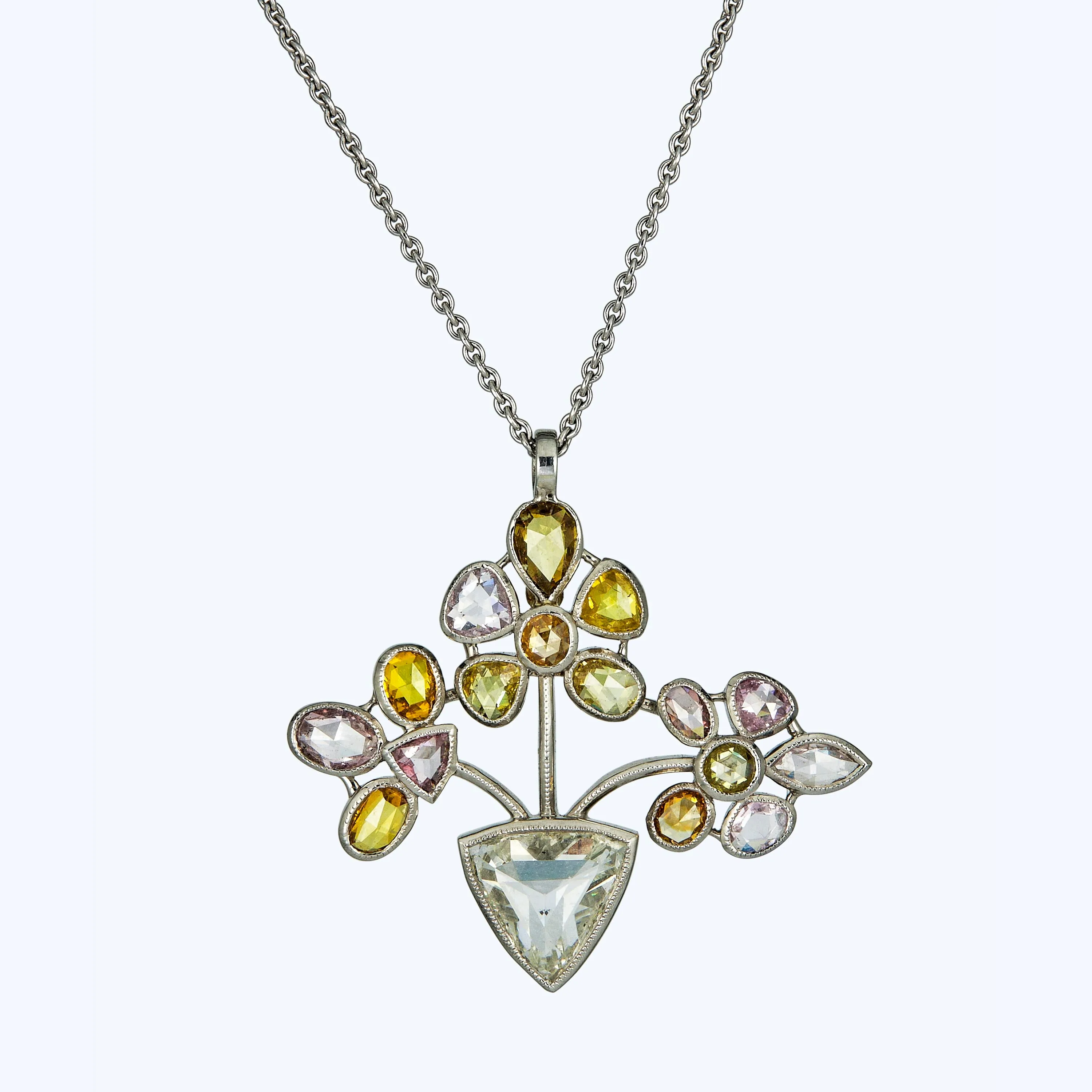 Platinum Diamond Pendant
