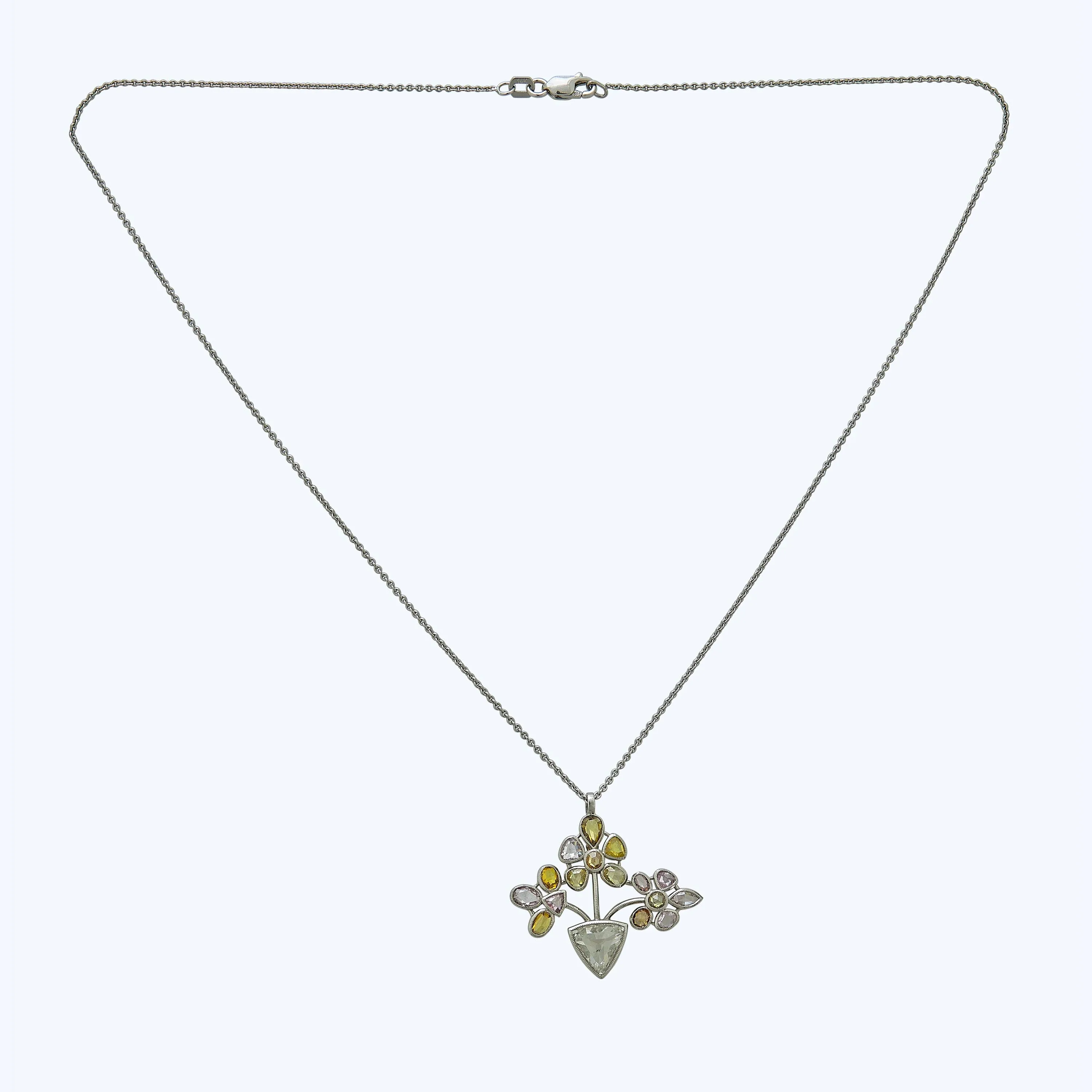 Platinum Diamond Pendant