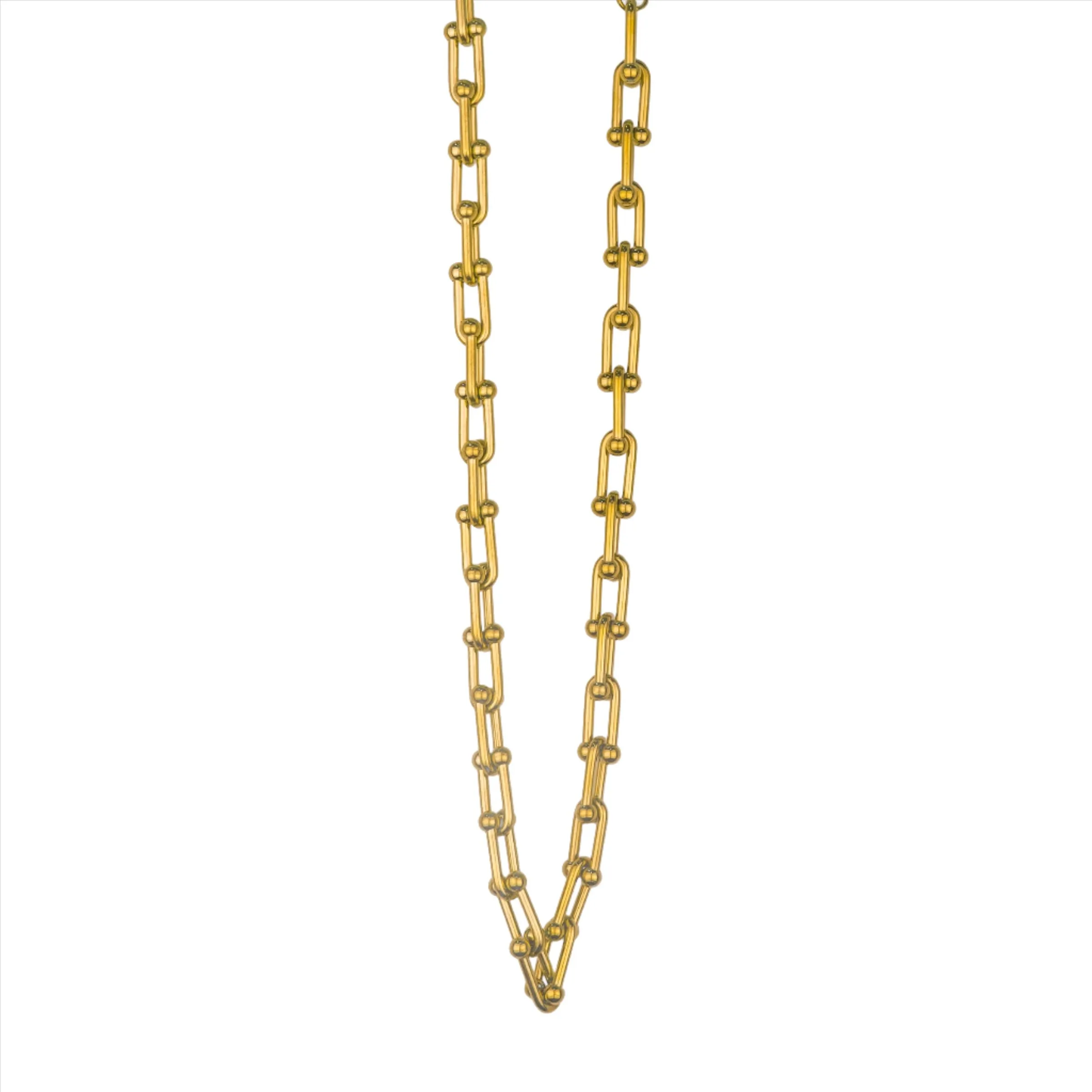 Riot Chunky U Link Chain - Gold