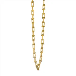 Riot Chunky U Link Chain - Gold