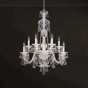 Schonbek 2997 Sterling 12-lt 29" Chandelier