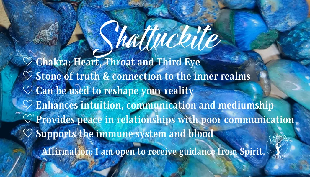 Shattuckite & Chrysocolla Pendant .925 Silver for Goddess Energy, Peaceful Communication and Truth