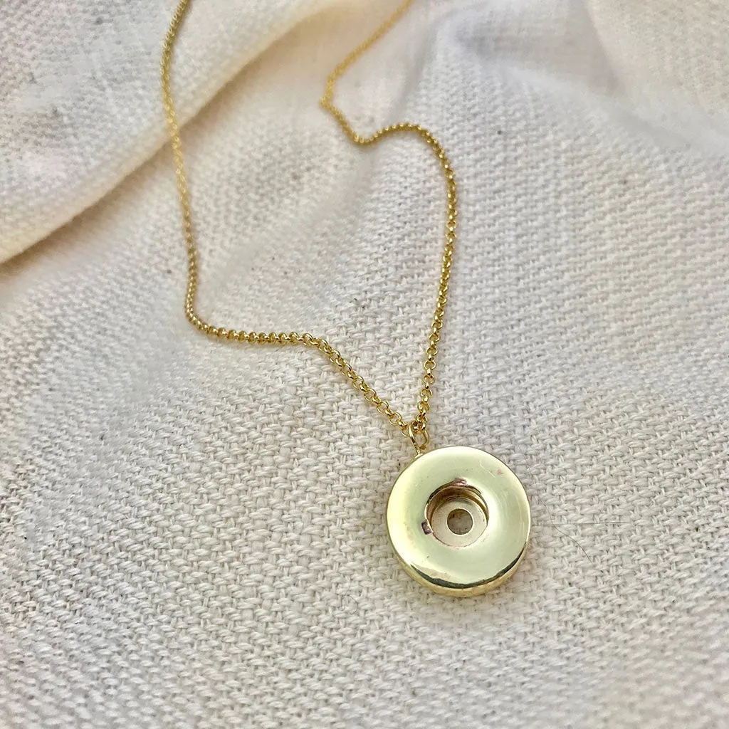 Shell Casing Pendant Necklace