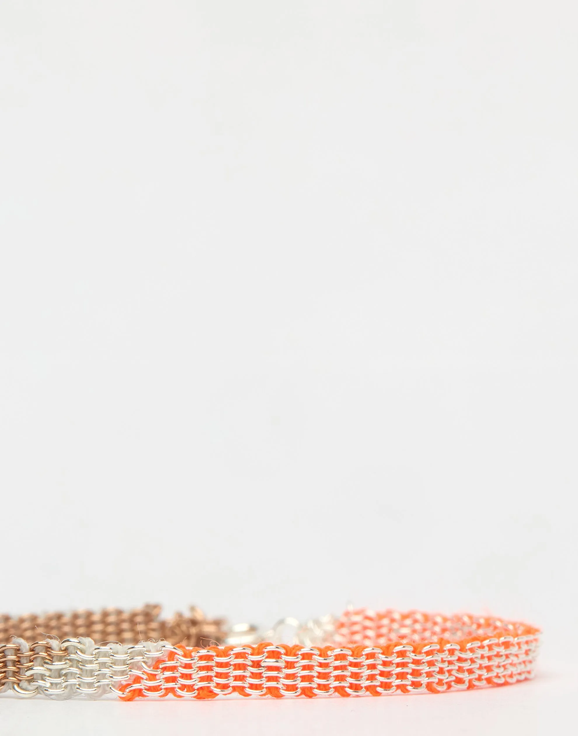 Silver & Rose Gold Bracelet