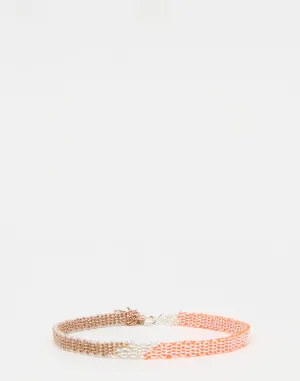 Silver & Rose Gold Bracelet