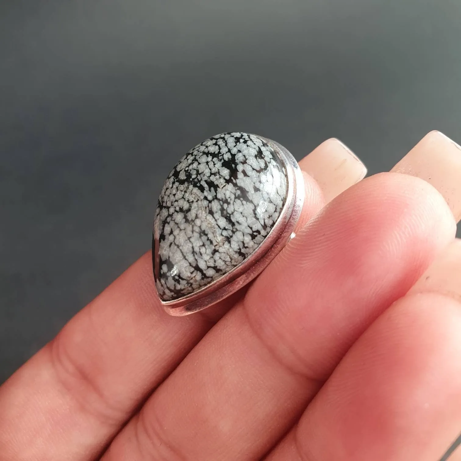 Snowflake Obsidian