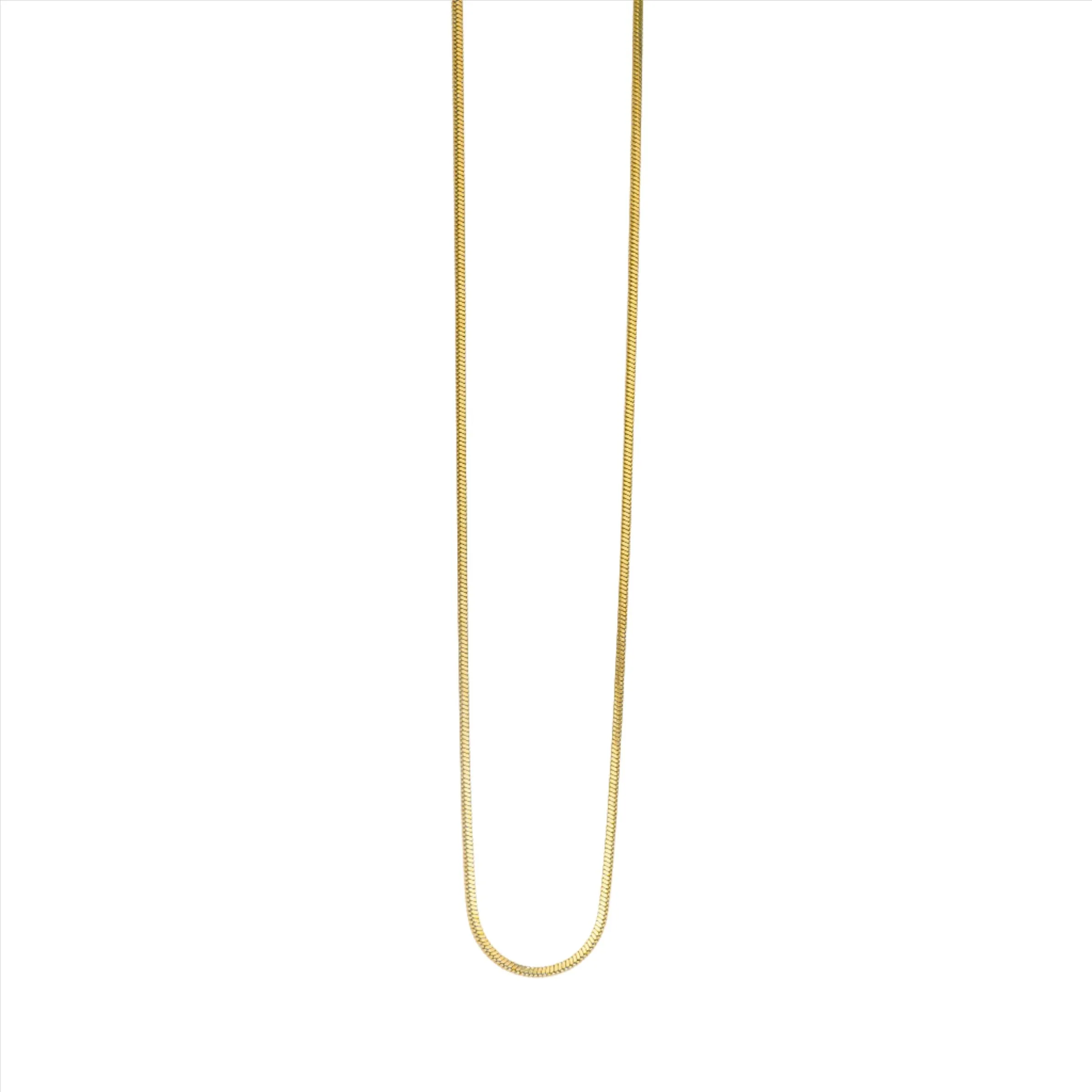 Sonata Fine Snake Chain Necklace - Gold