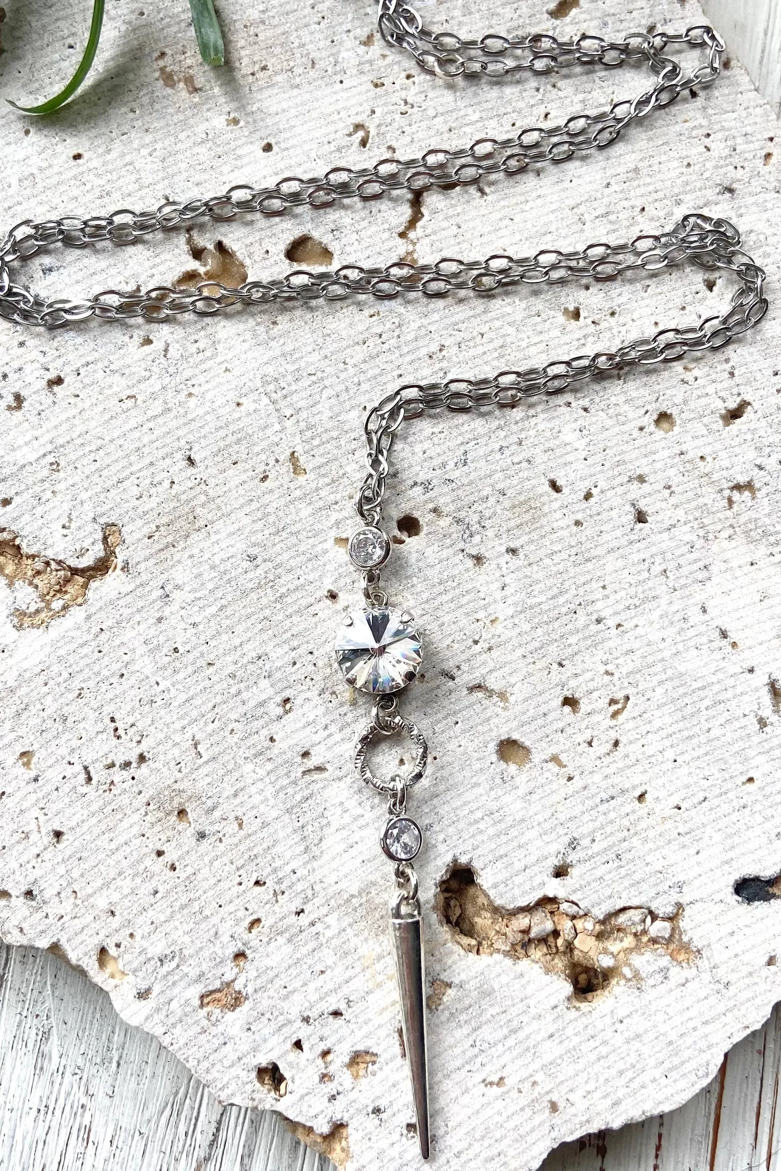 Spike Crystal Necklace