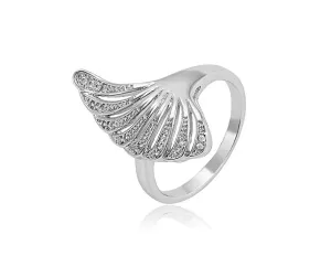 Statement Ring CZ Silver Size 8