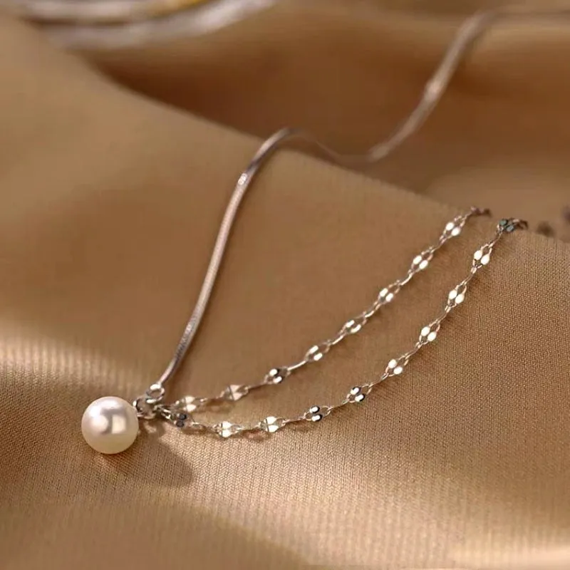 Sterling Silver Luxury Freshwater Pearl Necklaces