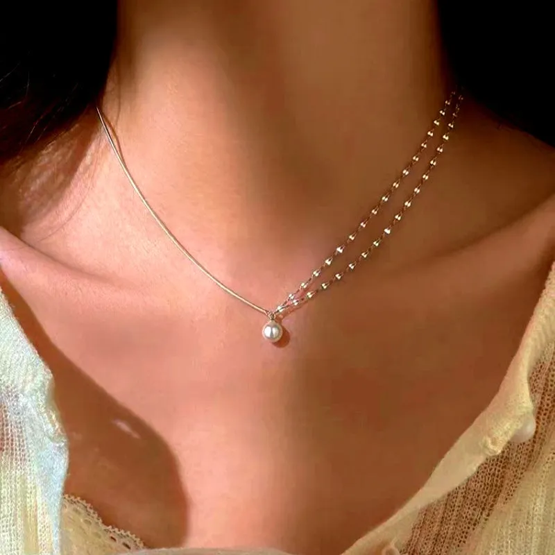 Sterling Silver Luxury Freshwater Pearl Necklaces