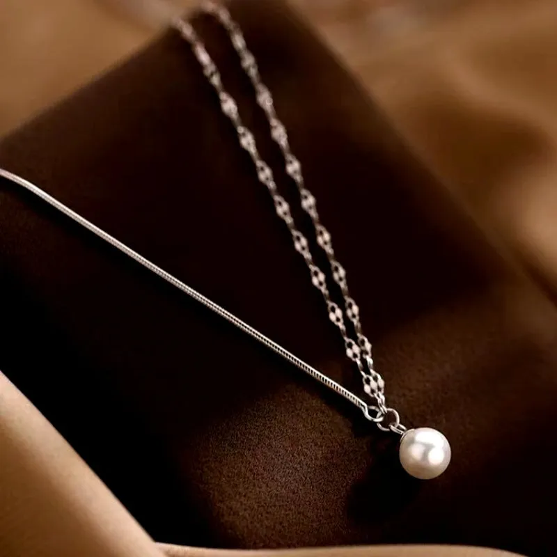 Sterling Silver Luxury Freshwater Pearl Necklaces
