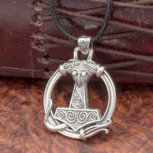 Sterling Silver Skane Thor's Hammer