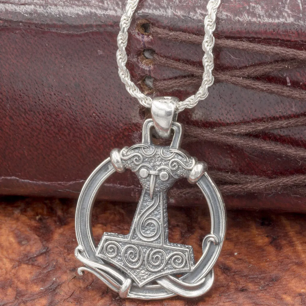 Sterling Silver Skane Thor's Hammer