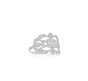 Stone Nude ring white gold