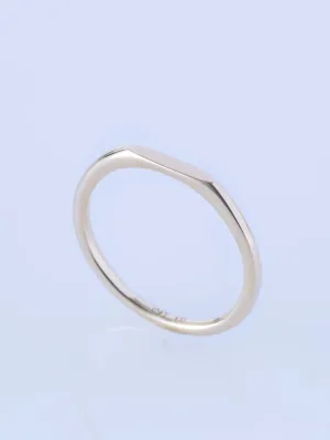 SURFACE K10YG MIRROR SLIM RING